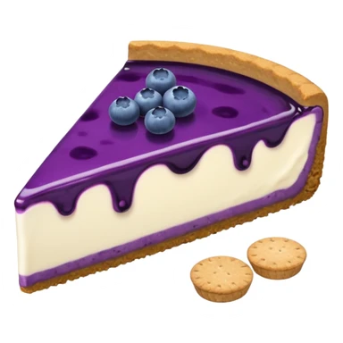 Blueberry cheesecake sticker