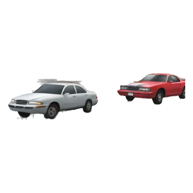 Parking lot on fire with bridge in background  sticker