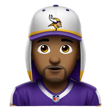 Minnesota Vikings fan crying sticker