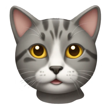 Cat need food and love sticker