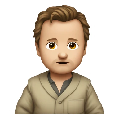 Liam Neeson as a baby sticker