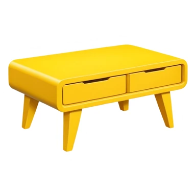 yellow coffe table
 sticker