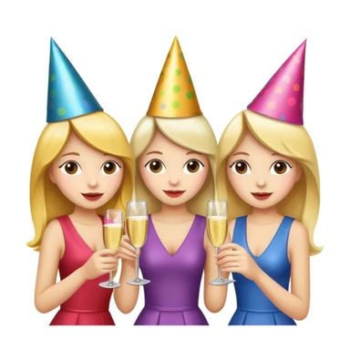 girls party in club sticker