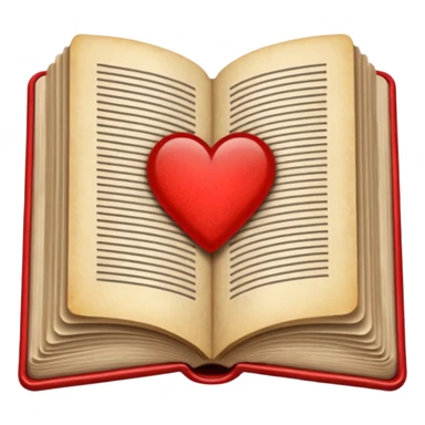 open book with completely red pages sticker