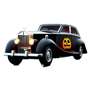    Hot wheels Darth Vader themed 1947 Rolls Royce scary Halloween monster rc car on  dark raining road  sticker