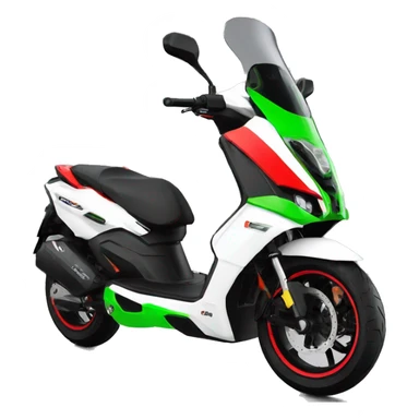 Aprilia sr 50 gt replica 2020 black red and a little bit of green sticker