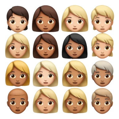 Anime different reactions sticker