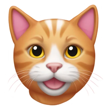 ginger cat in a pink onesie  sticker