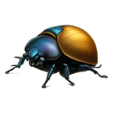 dung beetle sticker