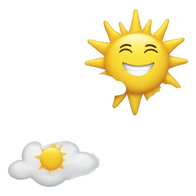 Sunshine and clouds with cheerful text like "Good Vibes Only" sticker