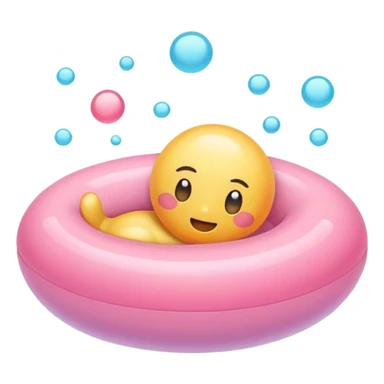 pastel floater sticker