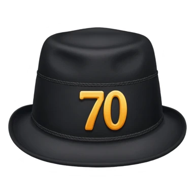 A black hat with the numbers 701 on the front  sticker
