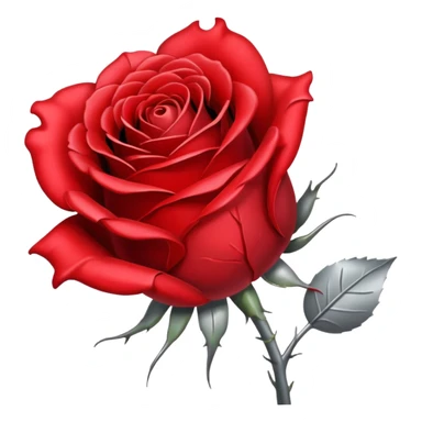 wilted rose with broken heart overlayed  sticker