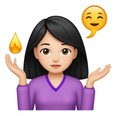 Girl Selfcare Hairblack sticker