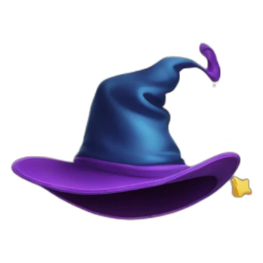 star jumping out of a magic hat without face sticker