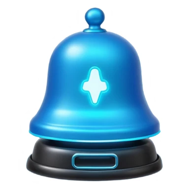 Notification bell neon sticker