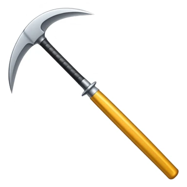 The sickle for mowing grass sticker