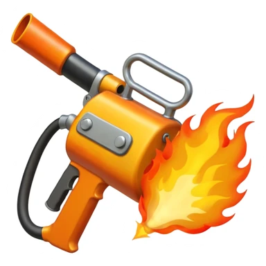 flame thrower  sticker