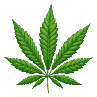 Hoja de la marihuana sticker