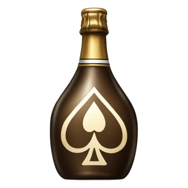 Champaign bottle Ace Of Spades sticker