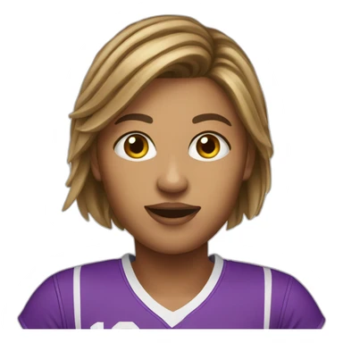 handball player female lollipop sticker