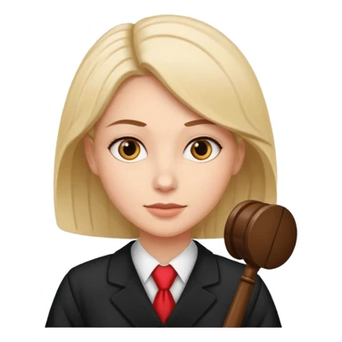 
female lawyer helping a man sticker