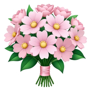 pale pink flower bouquet 🌸 sticker