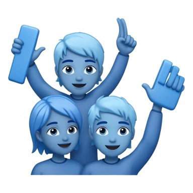 Authentic blue circle people connection. Instead of "networking," it's about cultivating meaningful relationships, being transparent, and lifting each other up. sticker