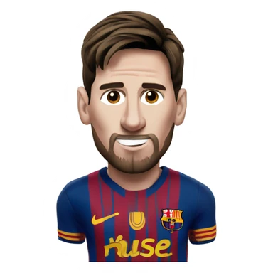 barcelona lionel messi sticker