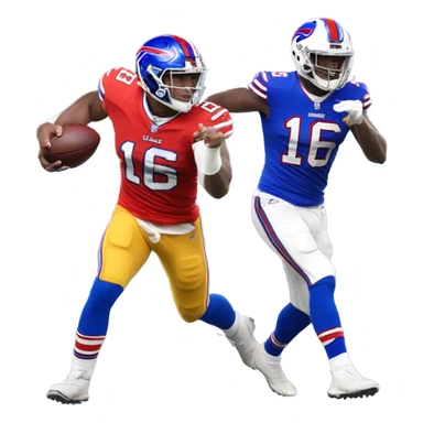 Josh Allen MVP number 16. Buffalo bills  sticker