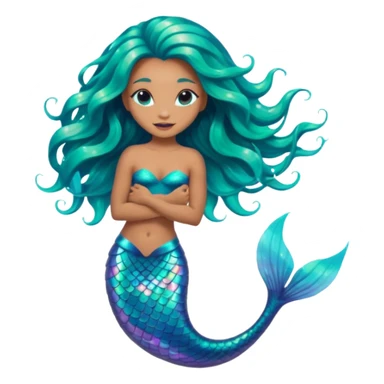 Alien mermaid sticker