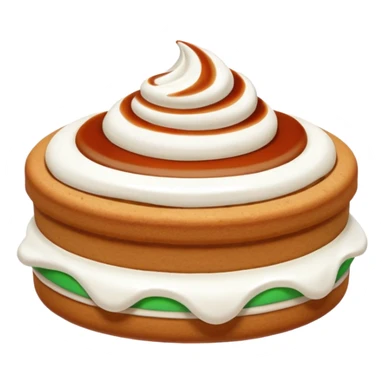 MAKE ME A LOTUS BISCOFF AND CREAM EMOJI FOR MARKETING ON INSTAGRAM PURPOUSE sticker