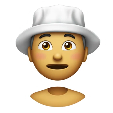 Generate the following emoji: Ok sign on mouth. Kiss mouth. eyes closed. heart in air. Cook hat. sticker