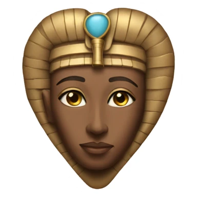Ancient Egyptian heart  sticker
