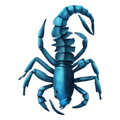 scorpio with blue sticker