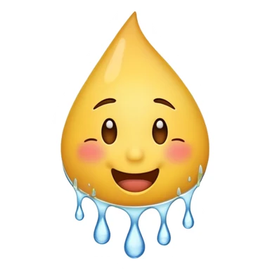 A really laughing emoji like its snot and teara are running together sticker