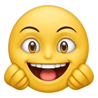 The 😬 mouth with the 😁 eyes please sticker