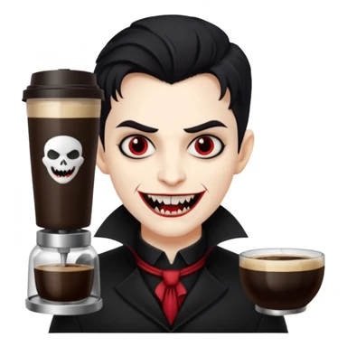 Vampire Barista  sticker