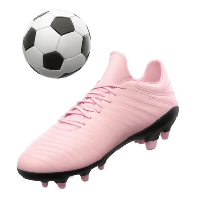 light pink soccer cleats  2 sticker
