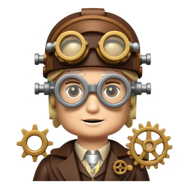Steampunk Inventor lego sticker