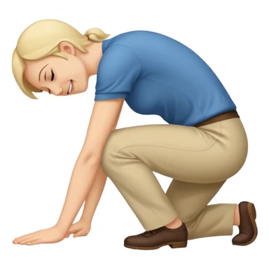 Curtsy emoji sticker