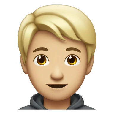 Young Hispanic mad with short straight hair pale skin very tall a little chubby  sticker