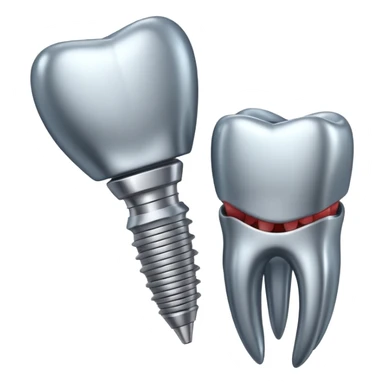 rotating dental implant sticker