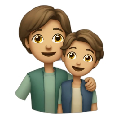 Fils et une mère  sticker