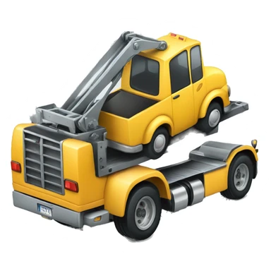 tow truck with loading space  sticker
