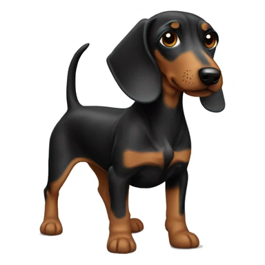 Lachender Dackel sticker