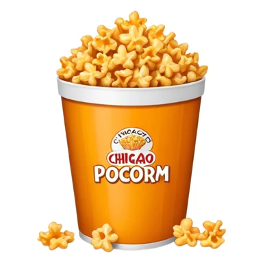 Garrett Carmel and cheddar Chicago popcorn sticker