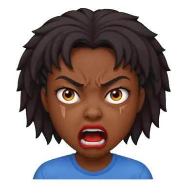 tsion angry black girl ragebait sticker