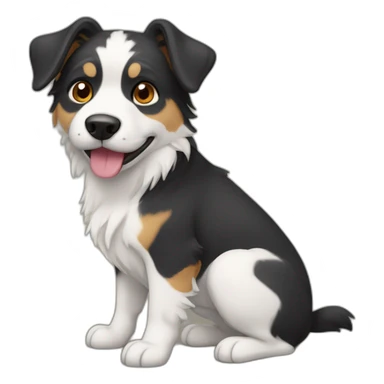 Jul qui a un chien avc des tn sticker