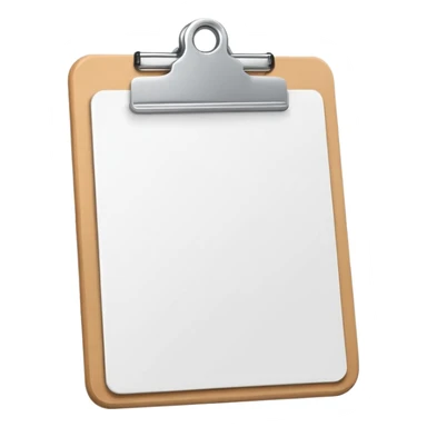 minimalistic clipboard emoji sticker